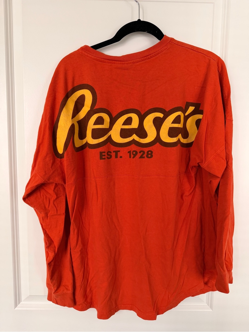 J. America Orange Graphic Tee with Yellow Accent